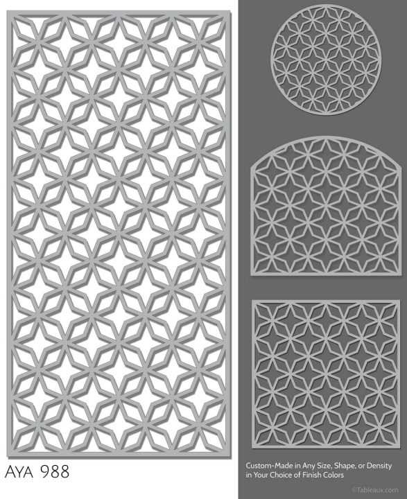 Tableaux Decorative Grilles Design Pattern "Aya"