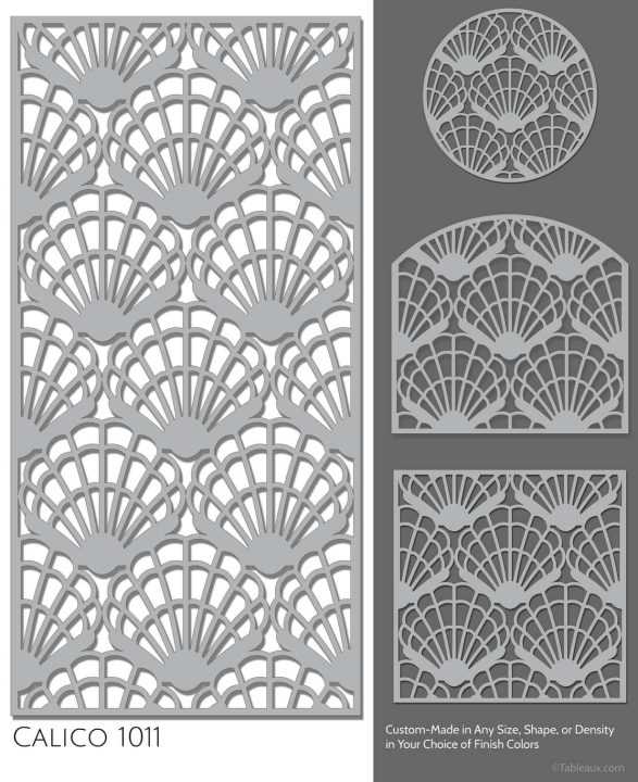 Tableaux Decorative Grilles Design Pattern "Calico"