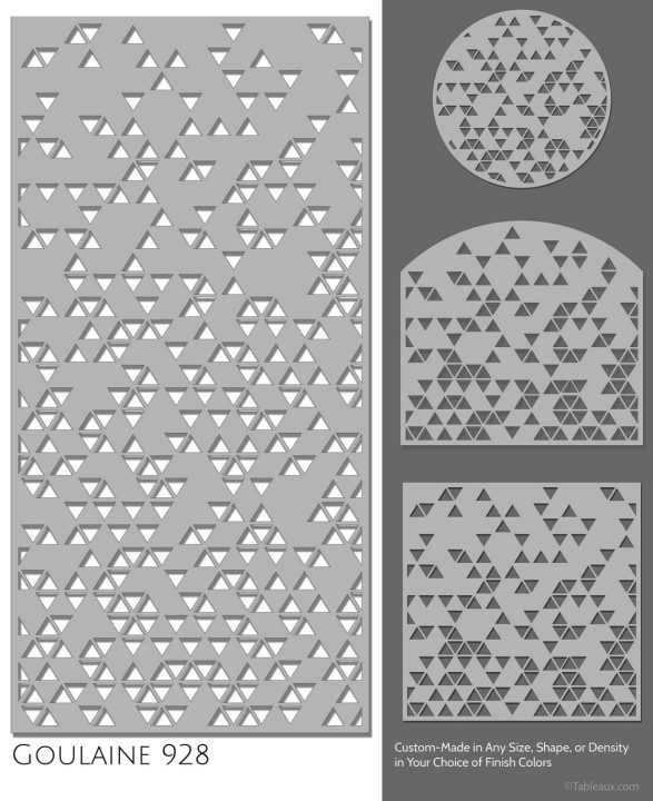 Tableaux Decorative Grilles Design Pattern "Goulaine"