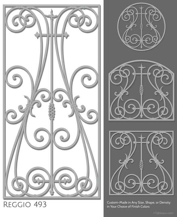 Tableaux Decorative Grilles Design Pattern "Reggio"