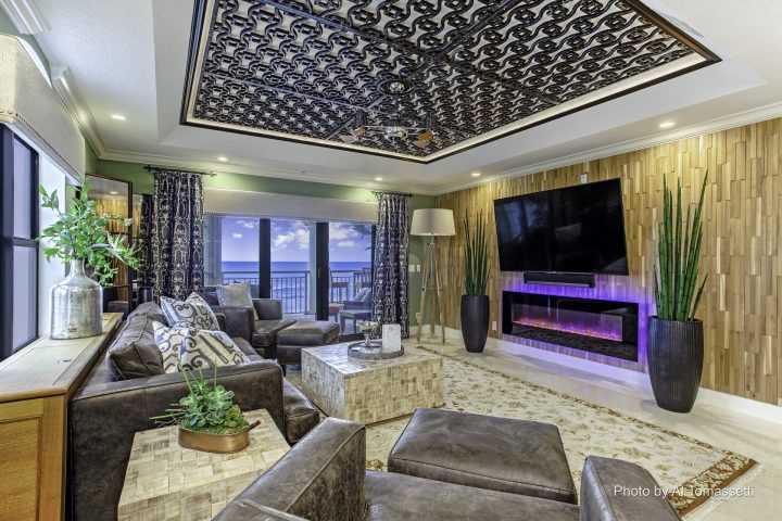 tableaux decorative grilles living room ceiling treatment